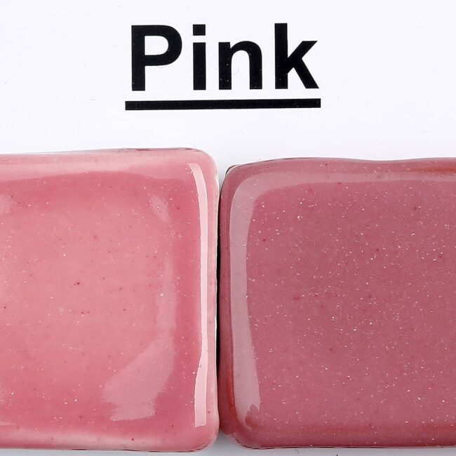 The Clay Lady's Pink Low-fire Glaze