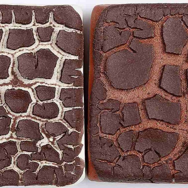 The Clay Lady's Tree Bark Brown Textured Glaze