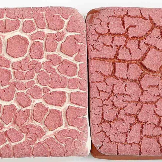 The Clay Lady's Dragon Claw Red Textured Glaze