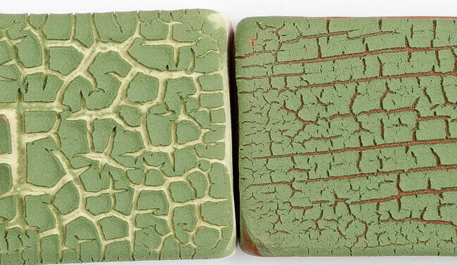 The Clay Lady's Alligator Green Textured Glaze