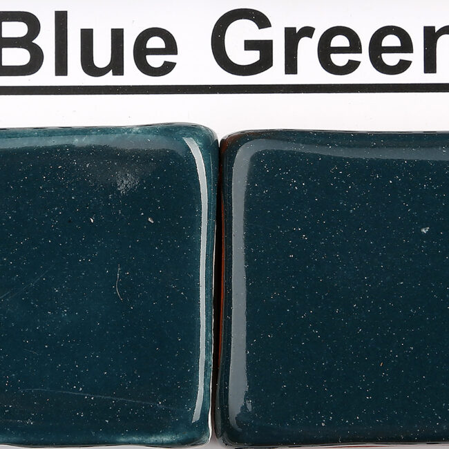 The Clay Lady's Blue Green Low-Fire Glaze