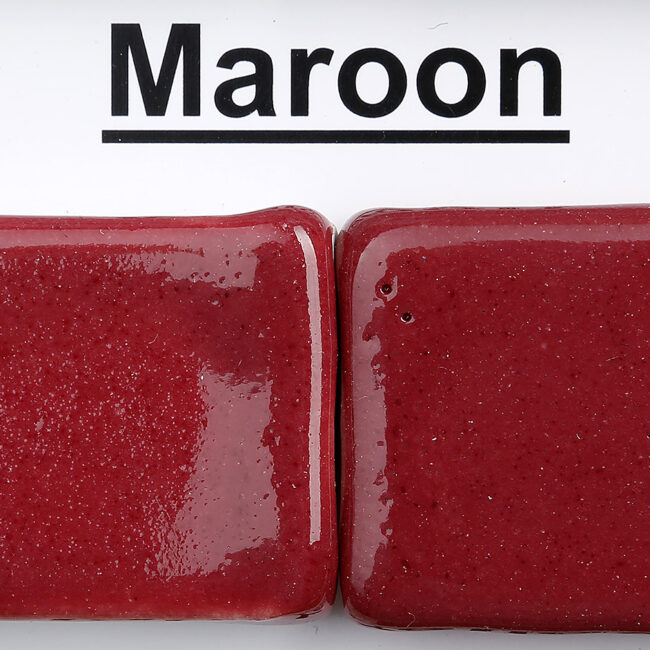 The Clay Lady's Maroon Low-fire Glaze