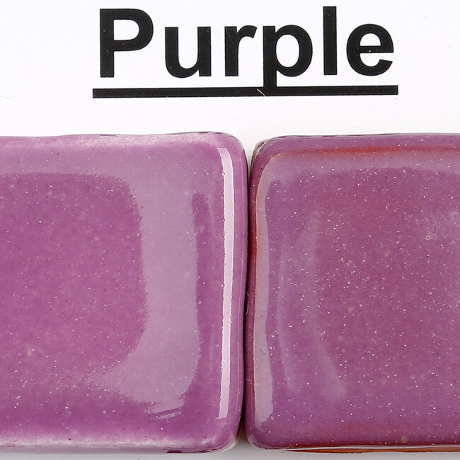 The Clay Lady's Purple Low-fire Glaze