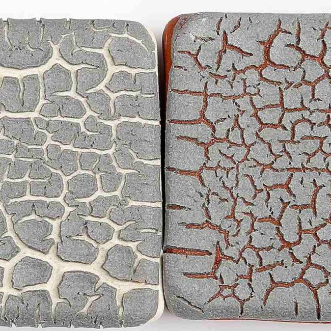 The Clay Lady's Cobblestone Gray Textured Glaze