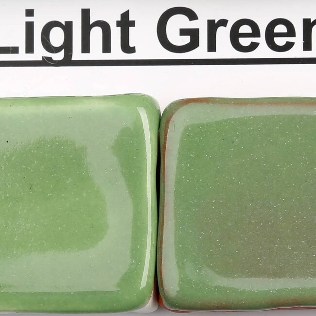 The Clay Lady's Light Green Low-fire Glaze