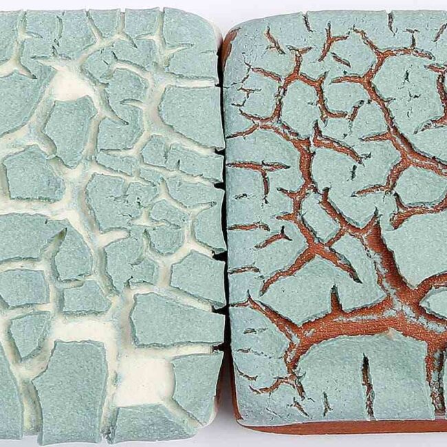 The Clay Lady's Turtle Skin Teal Textured Glaze