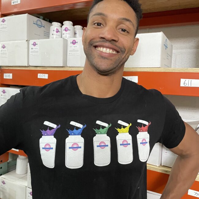 Opulence Glaze bottles short sleeve T-shirt