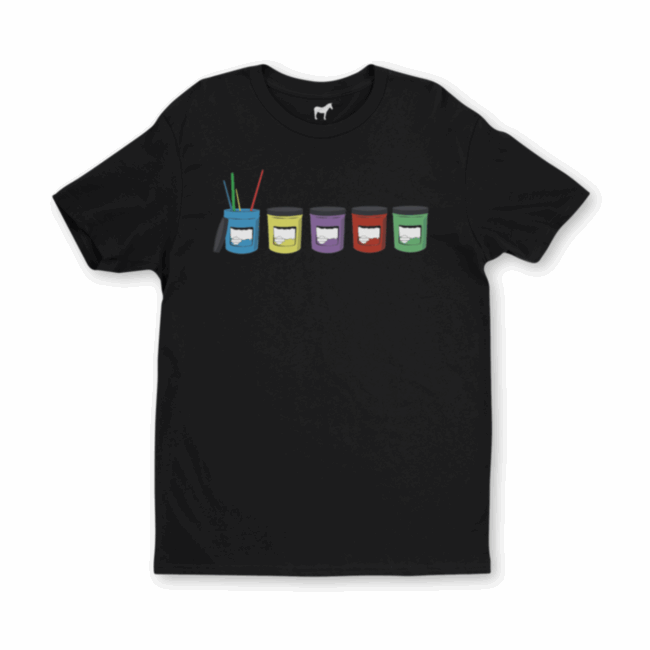 Clay Paint Short Sleeve T-shirt