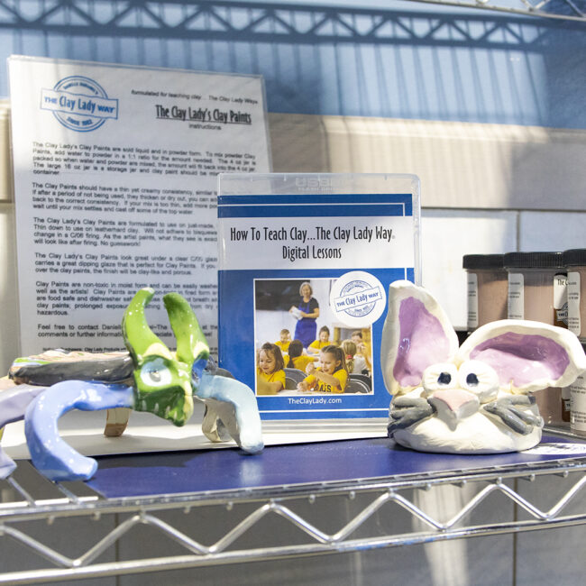 How To Teach Clay…The Clay Lady Way Digital Lessons on USB Flashdrive