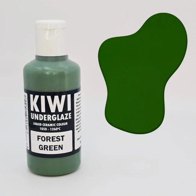 Forest Green Kiwi Underglaze