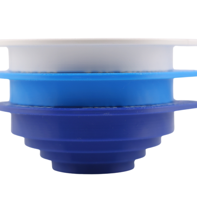 Blue Bucket Jar Sieve
